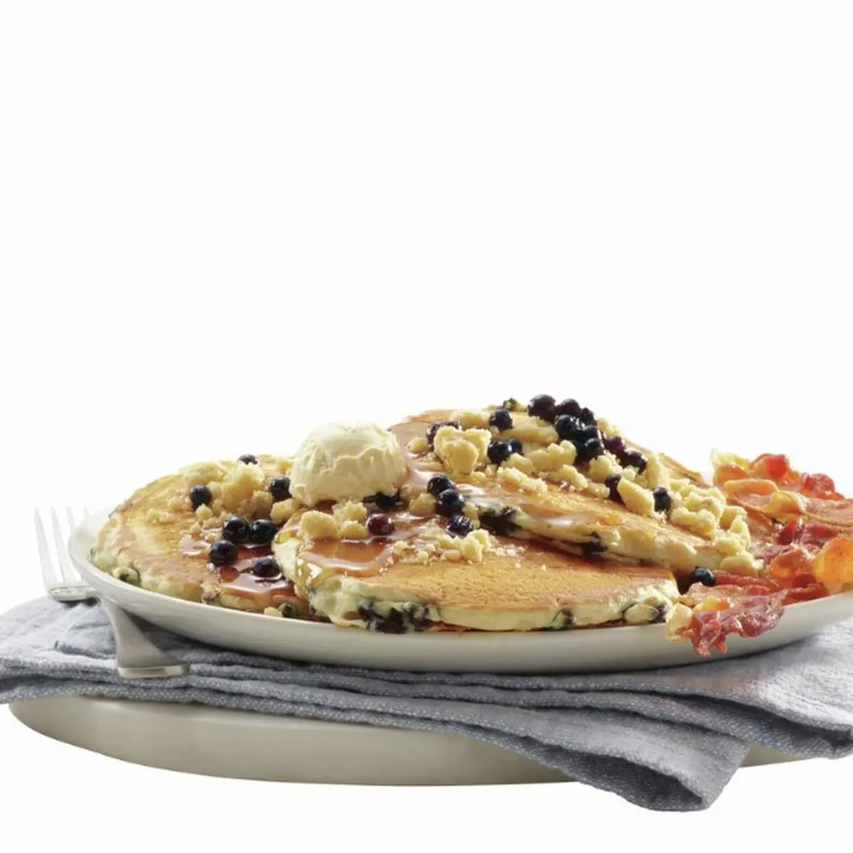Blueberry Muffin-Top Pancakes