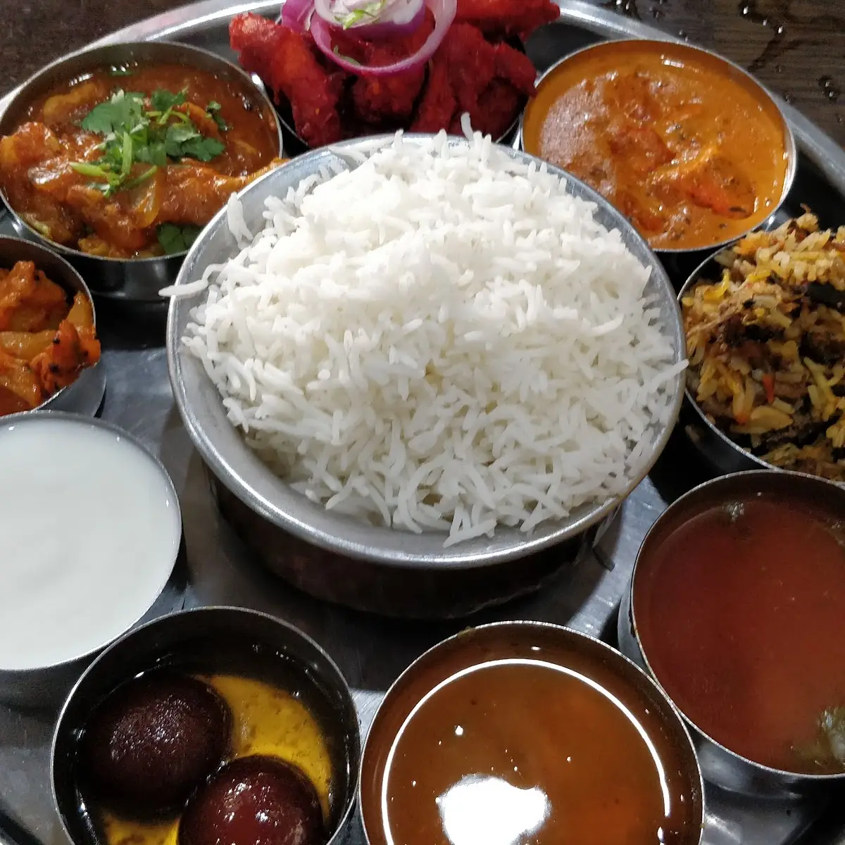 Madras Vegetarian Platter