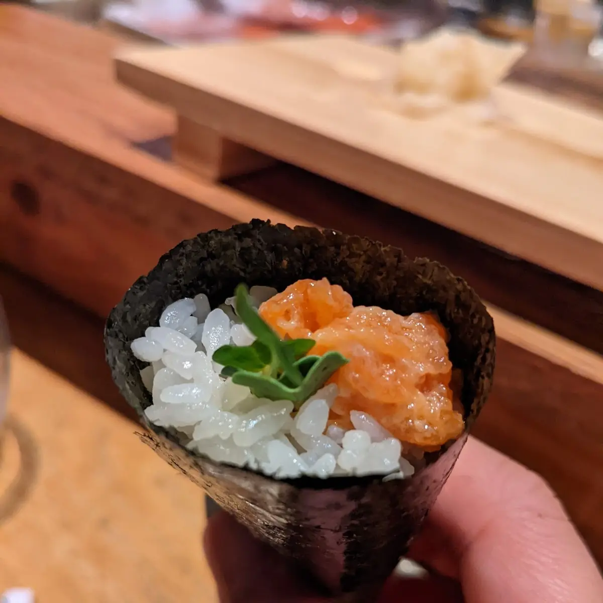 Amberjack Hand Roll