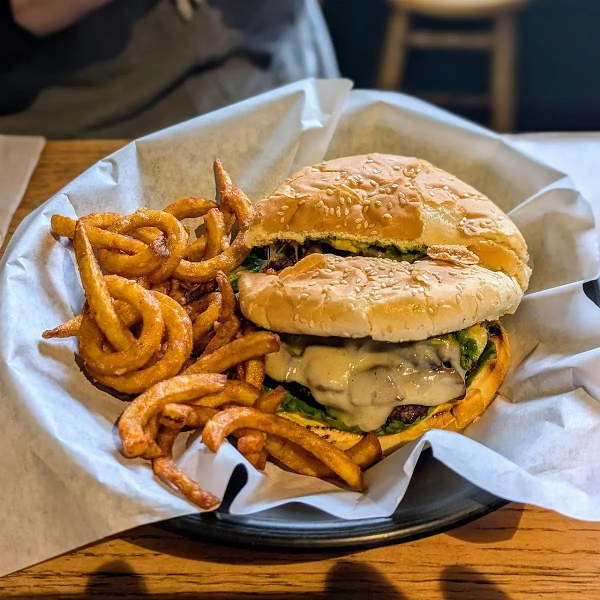 Mushroom Swiss Burger