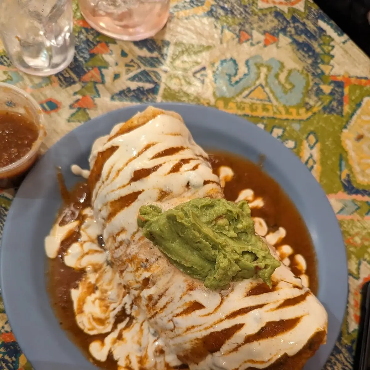 Cumin-Poached Chicken Burrito