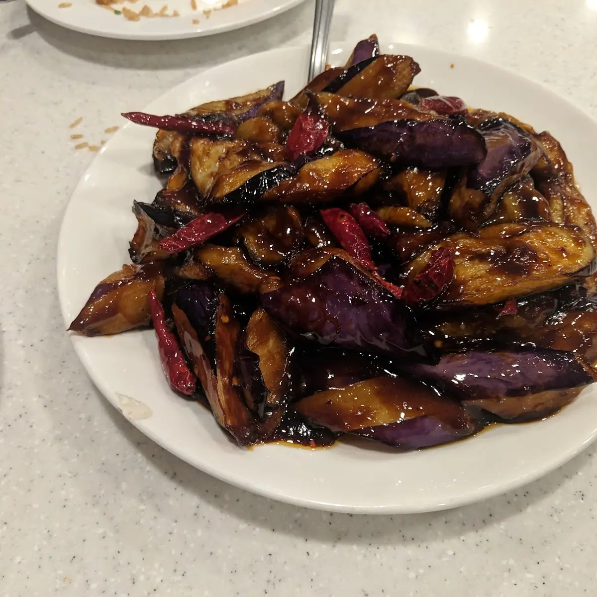 Eggplant w Hot Garlic Sauce