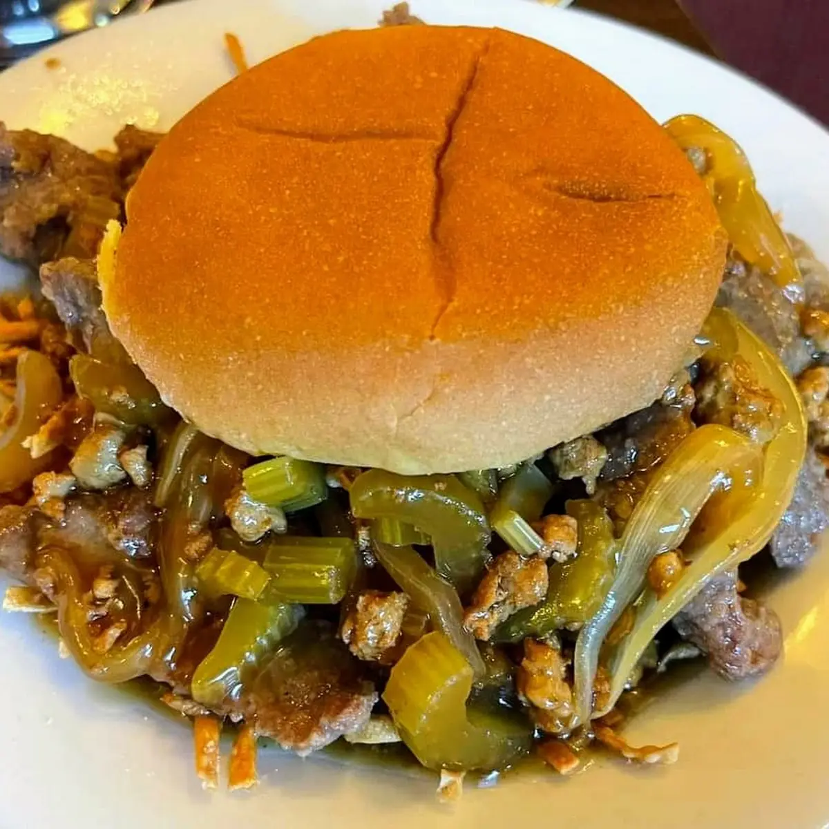 Chow Mein Sandwich