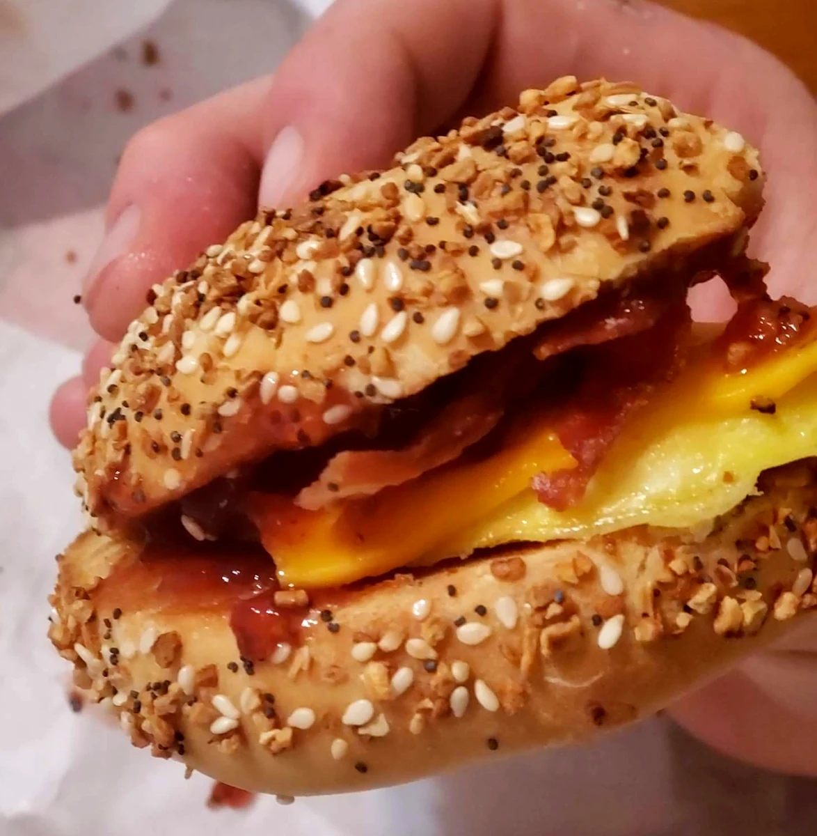 Bacon Egg & Cheese Bagel