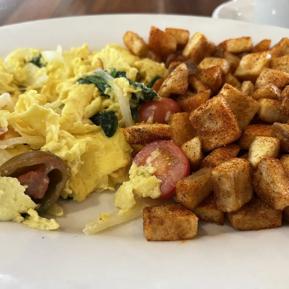 Summer Scramble with Crispy Potatoes