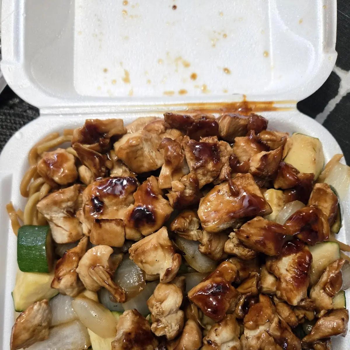 Teriyaki Chicken Fried Rice Noodles