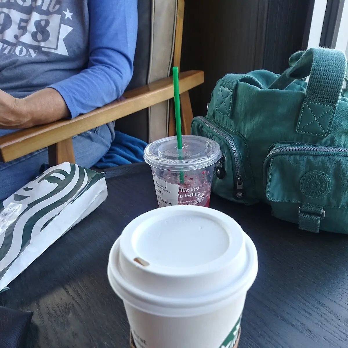 Vanilla Latte and Strawberry Drinking Water