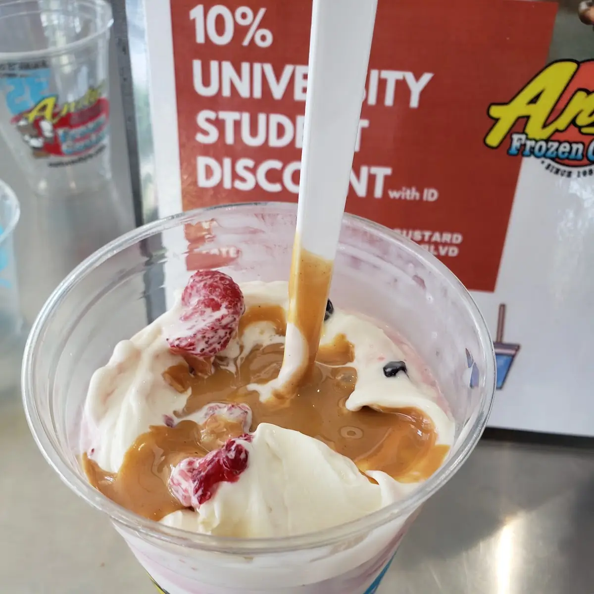 Mixed Berry Concrete with PB Nowhip