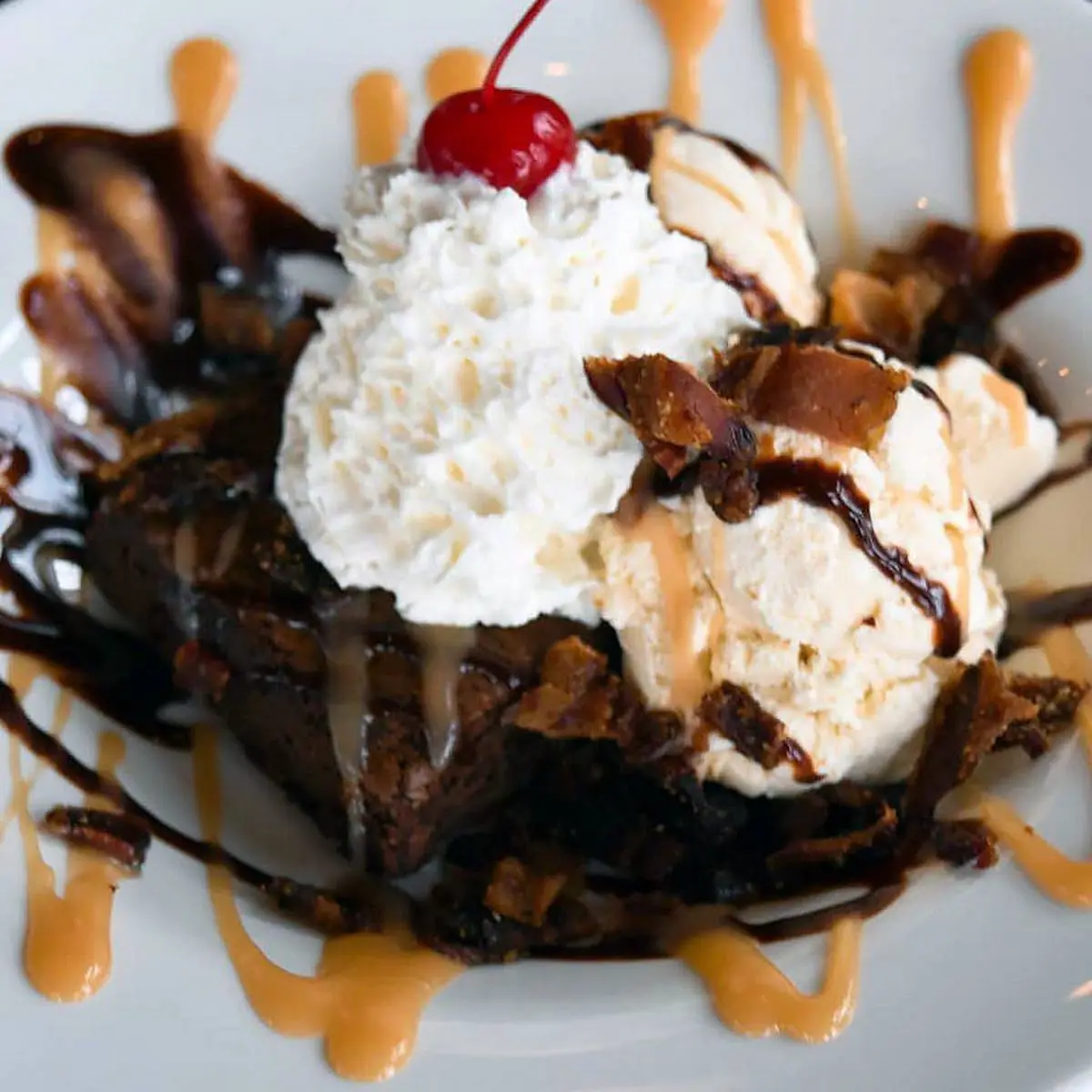 Brown Iron Brownie Sundae GF