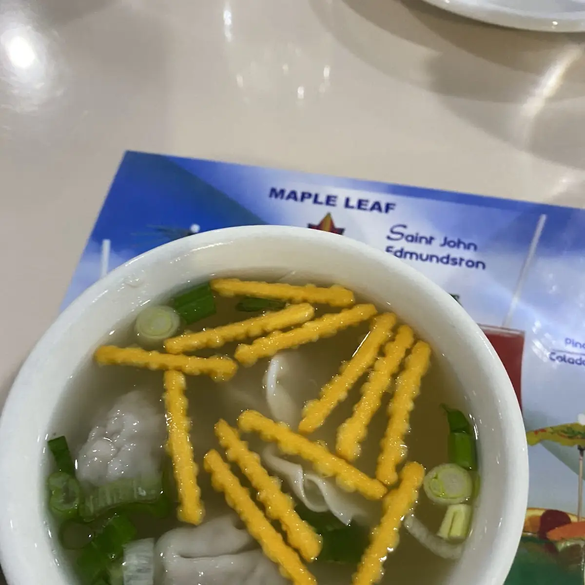 Wonton Soup, Maple Leaf Queen's Buffet