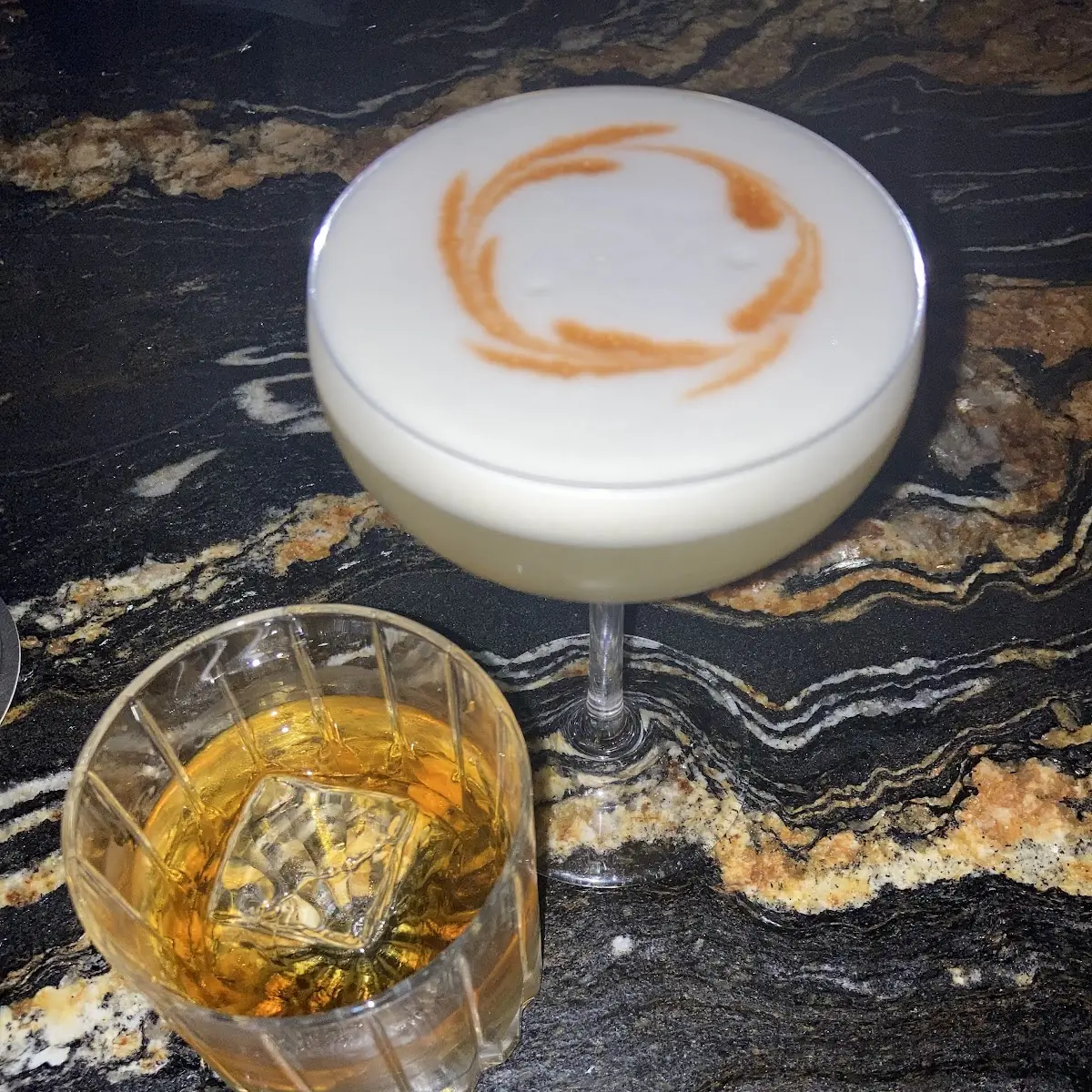 Whiskey Sour w Egg White