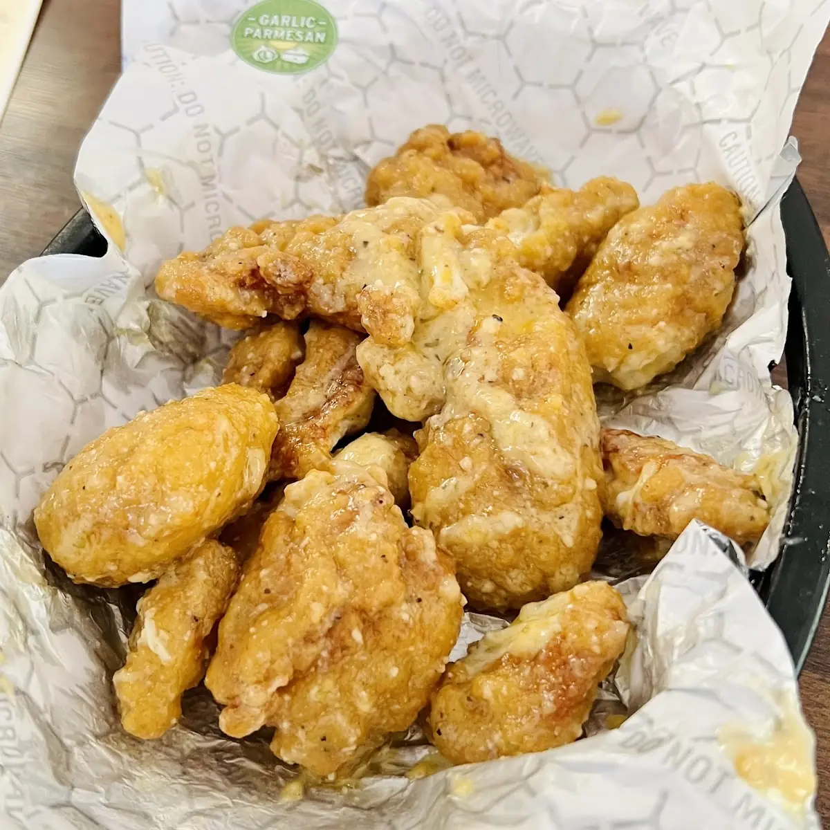 Garlic Parmesan Boneless Wings