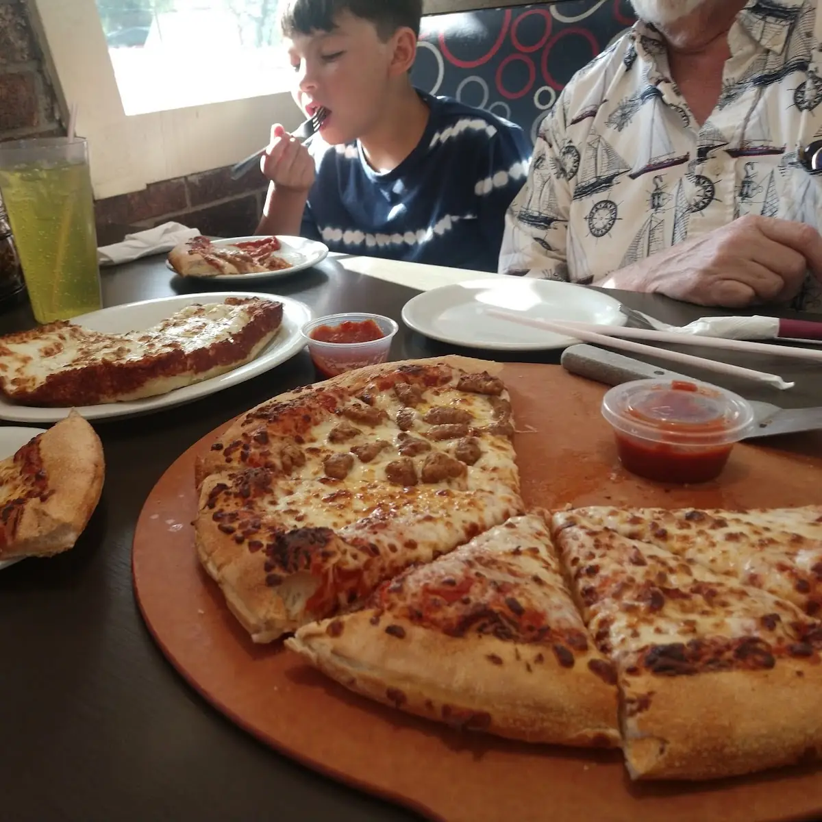 Sausage Hand Tossed Pizza Cheese Sticks