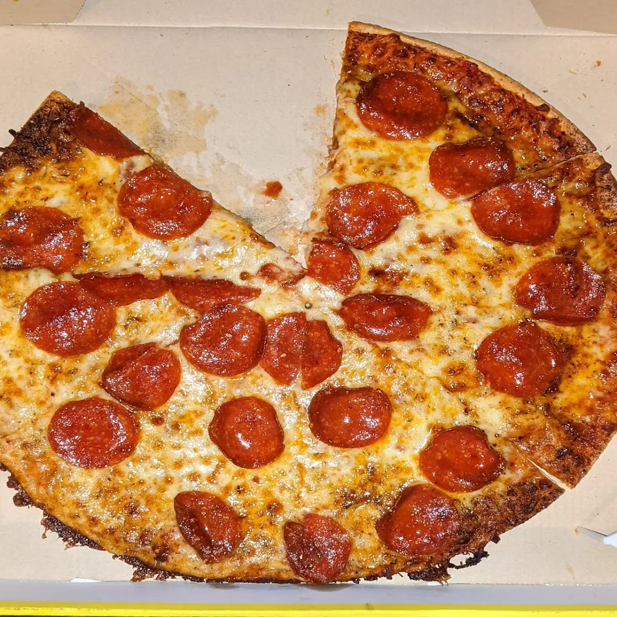 Thin Crust Pepperoni Pizza