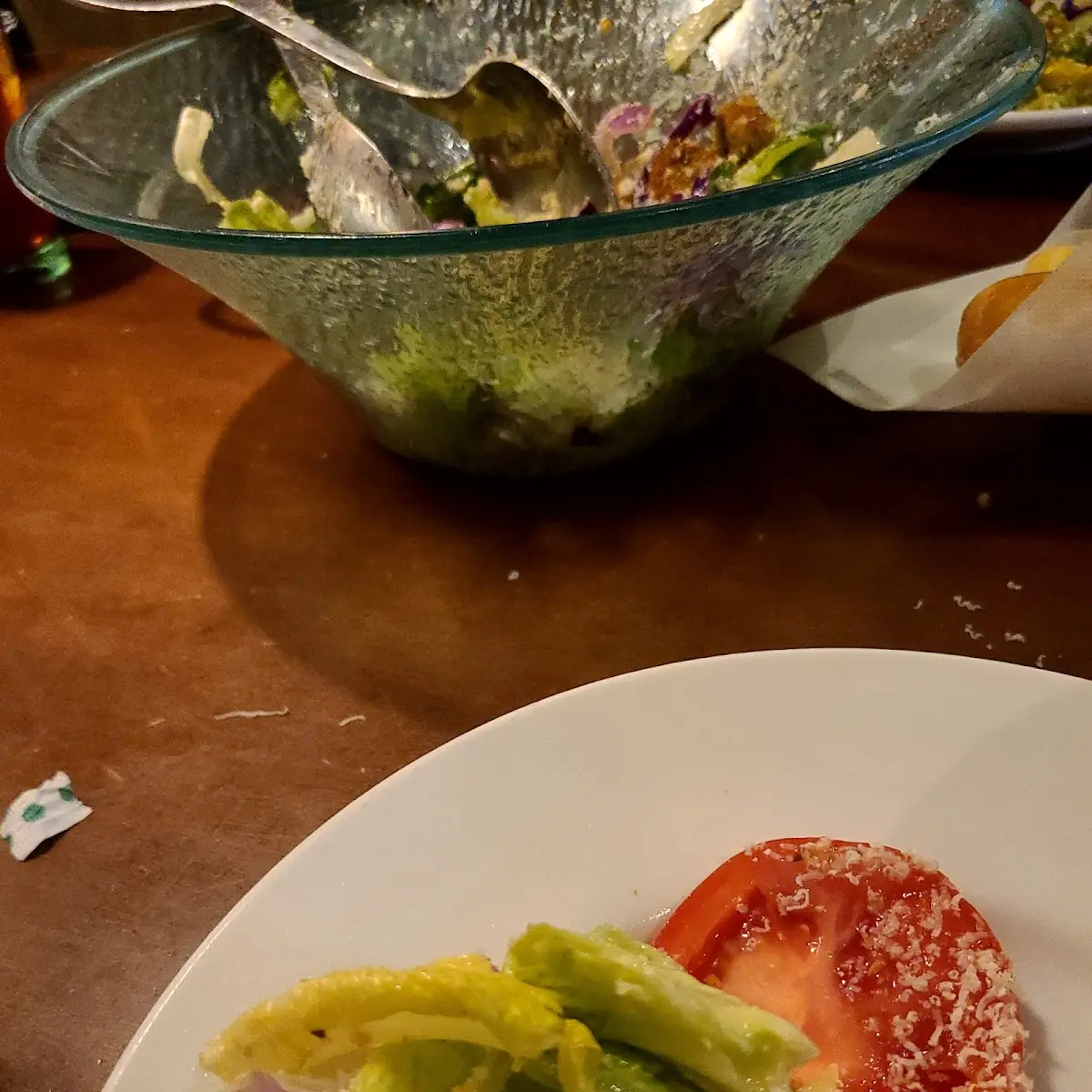 Salad and Bread Sticks