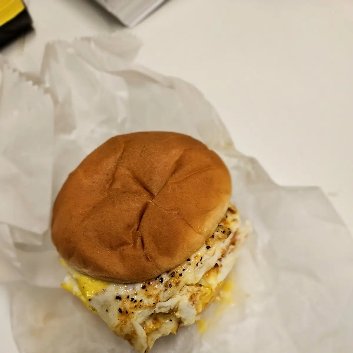 Sausage Egg and Cheese Sandwich