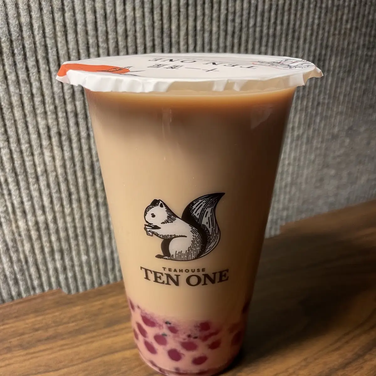 Bubble Milk Tea with Dragon Fruit Boba