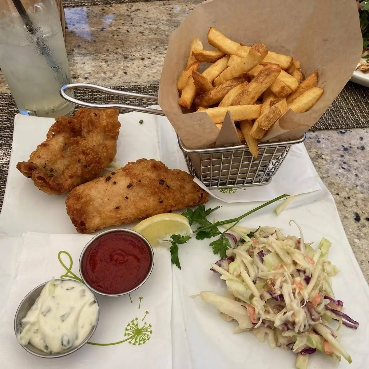 Halibut Fish and Chips