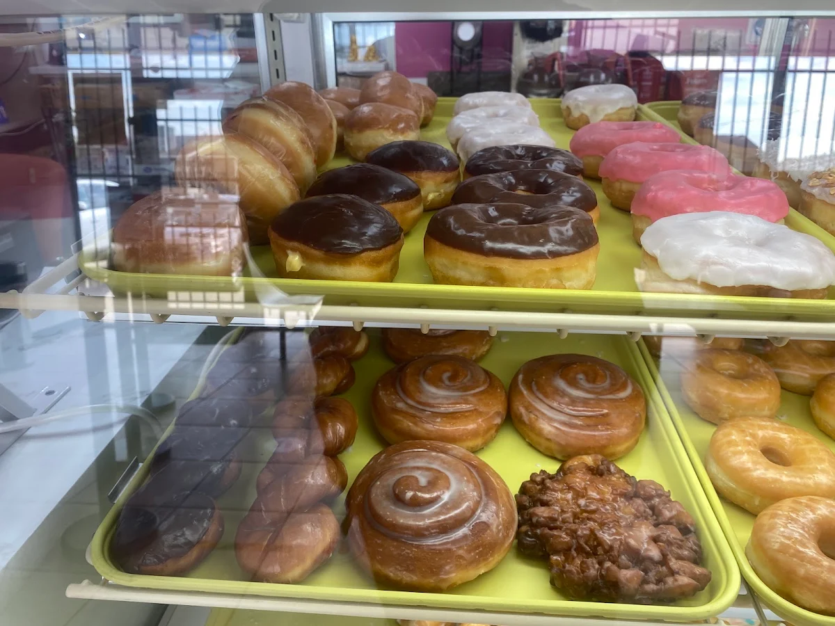 Assorted Donuts Bear Claws Cinnamon Rolls