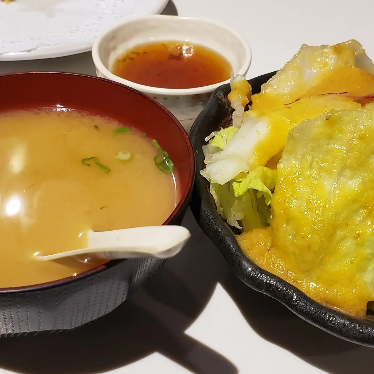 Miso Soup and Salad