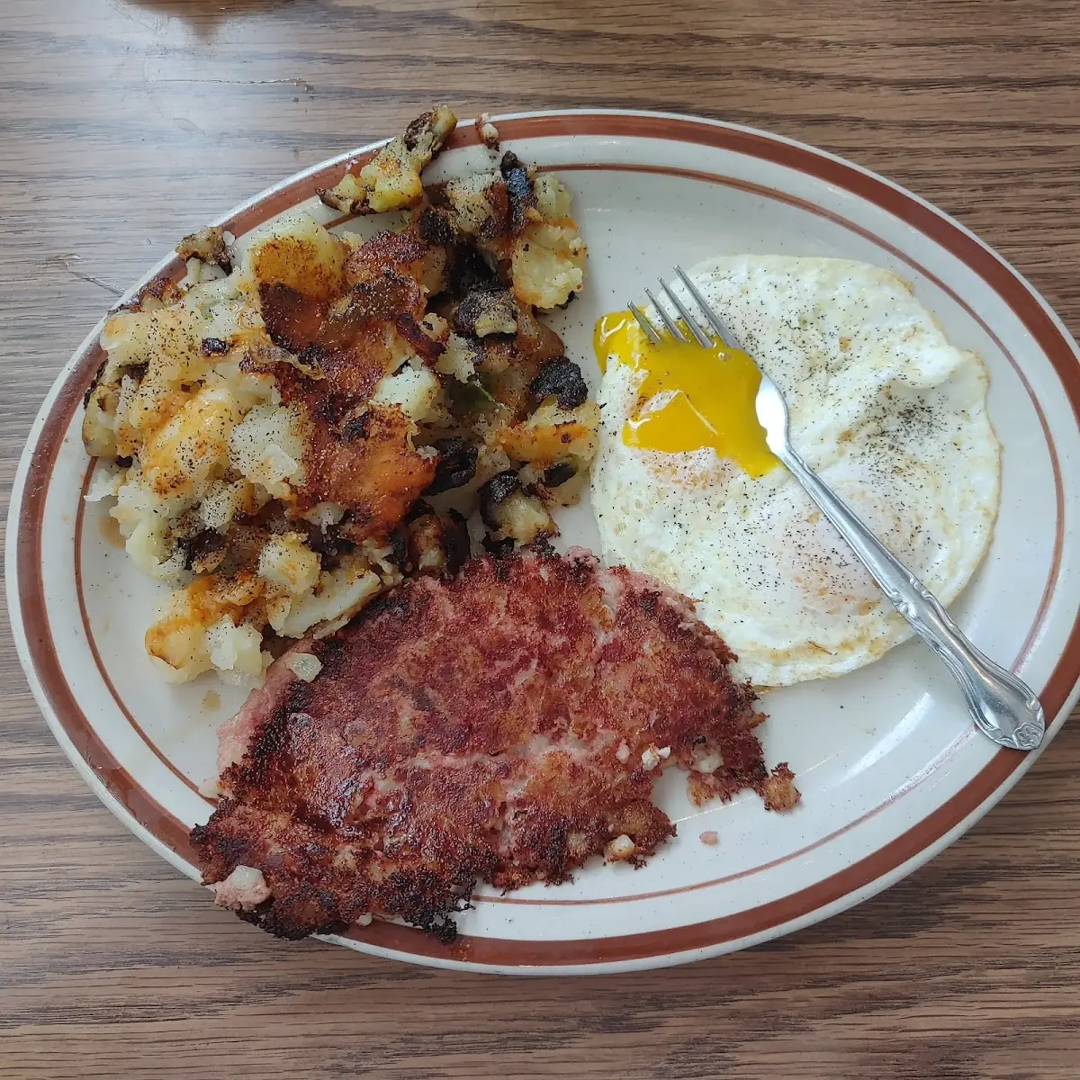 Chicken Fried Steak and Eggs