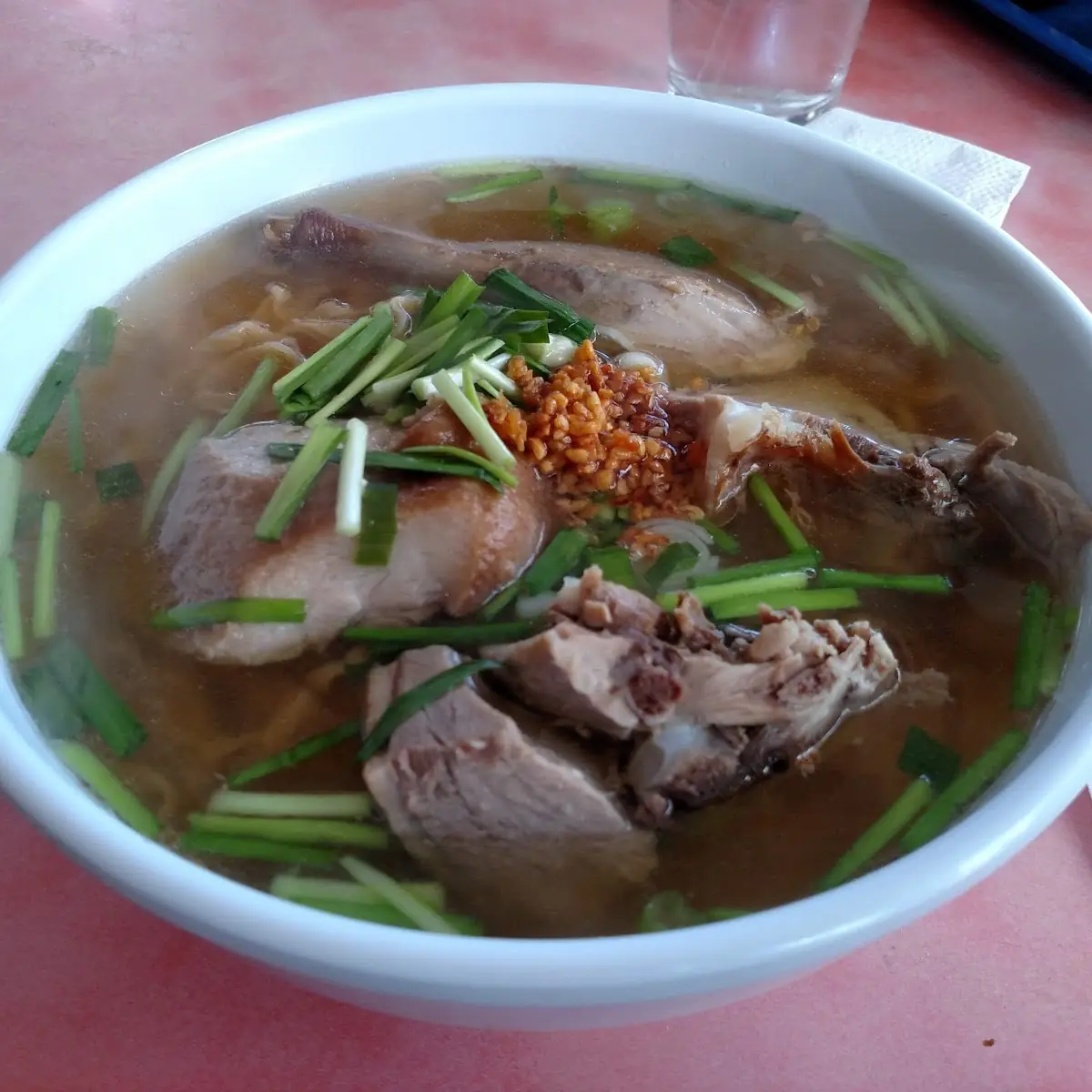 Duck Soup with Rice Noodles