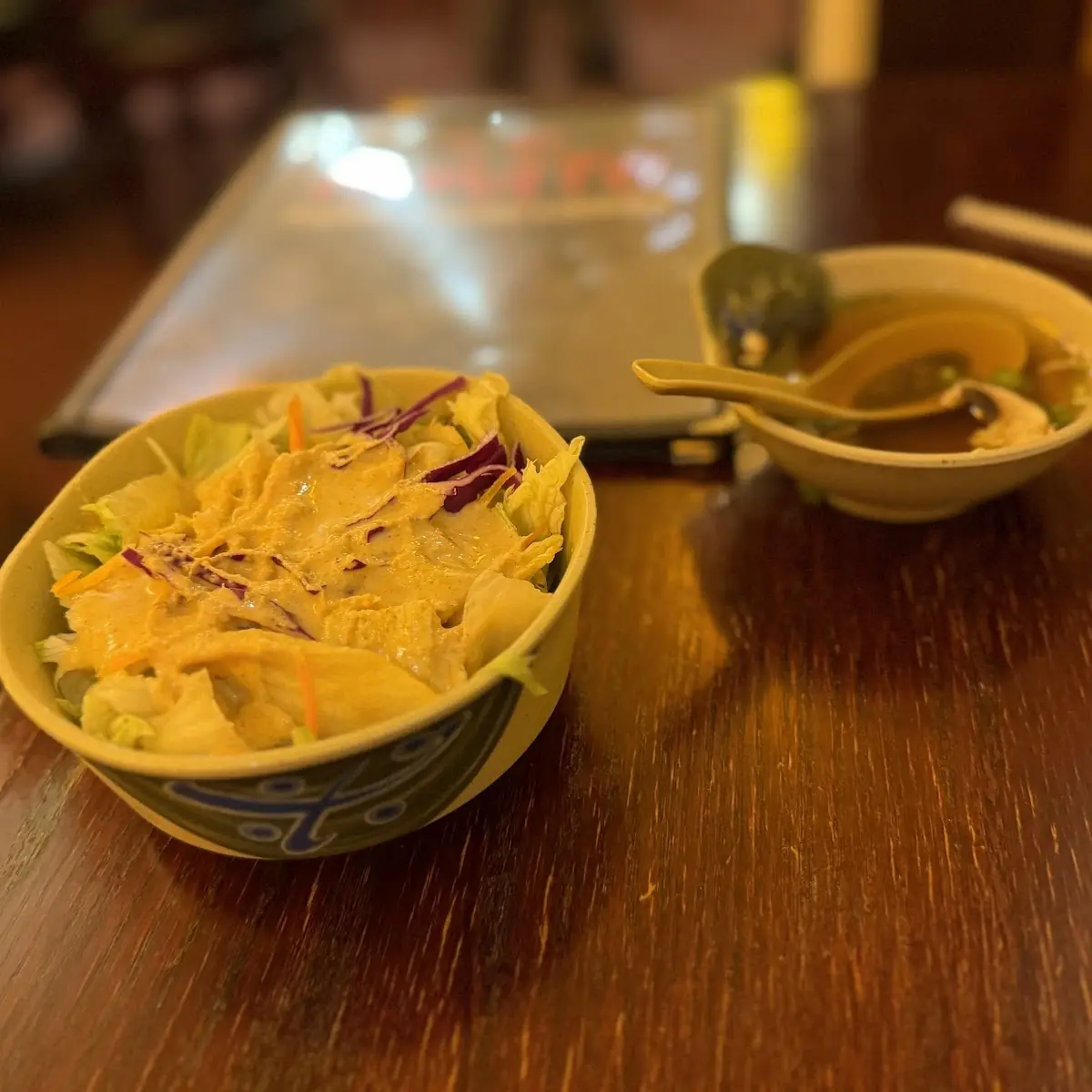 Side Salad with Ginger Dressing