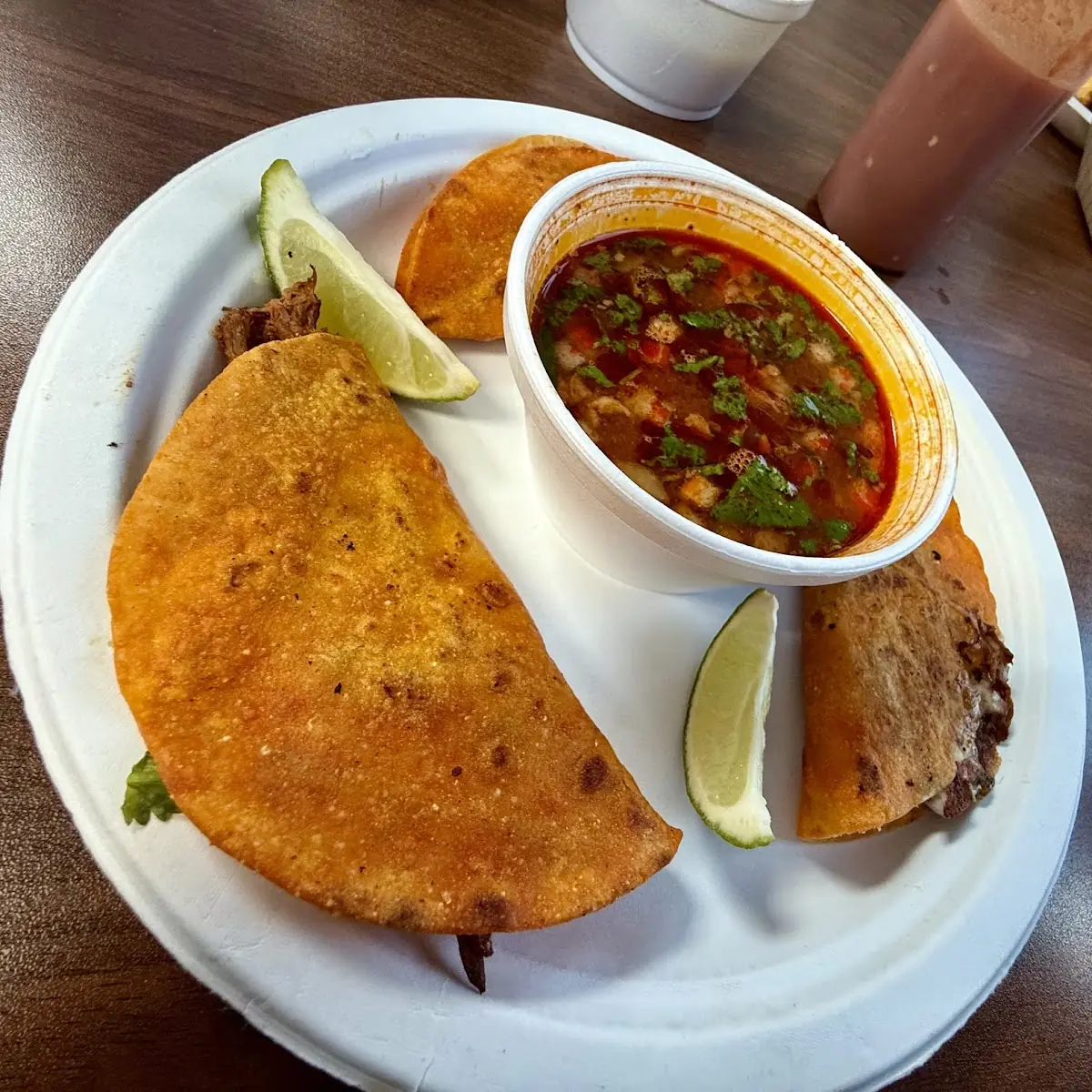Birria Tacos with Consommé