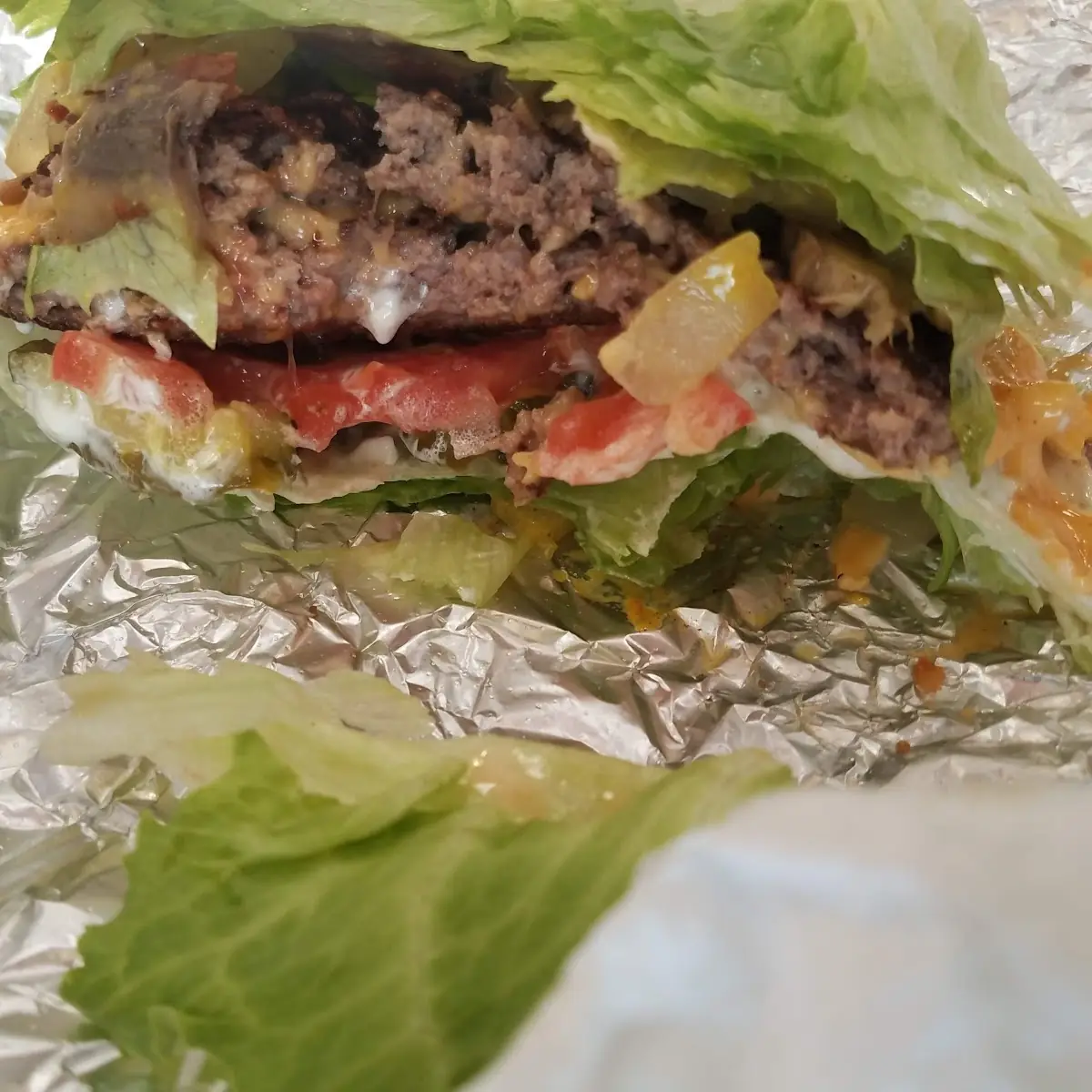 Double Bacon and Cheese Burger Combo