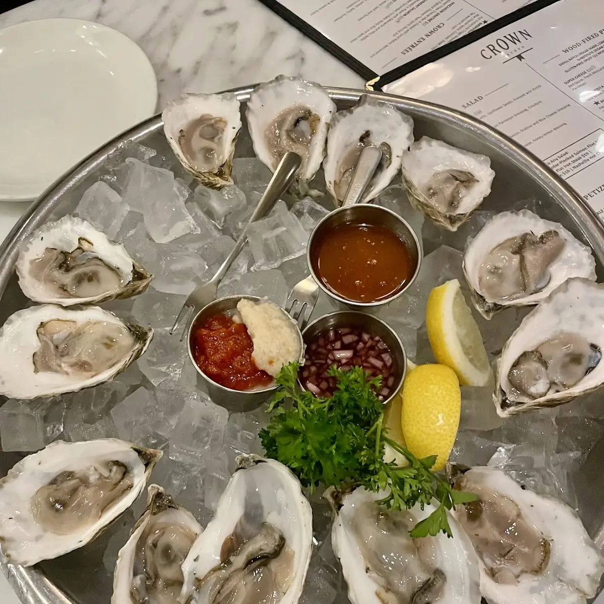 Oysters on the Half