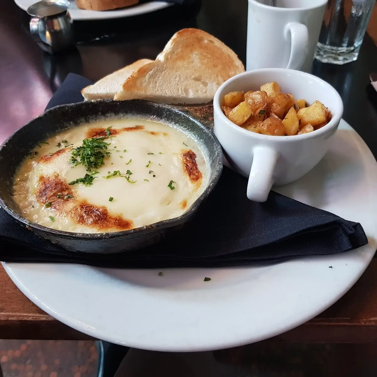 Cast Iron Baked Eggs