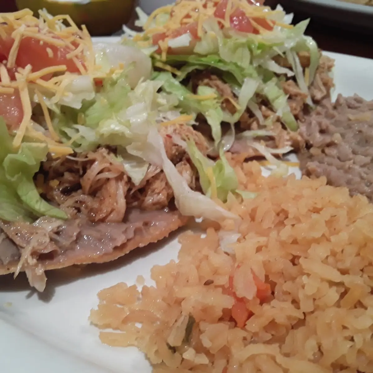 Chicken Chalupa Plate