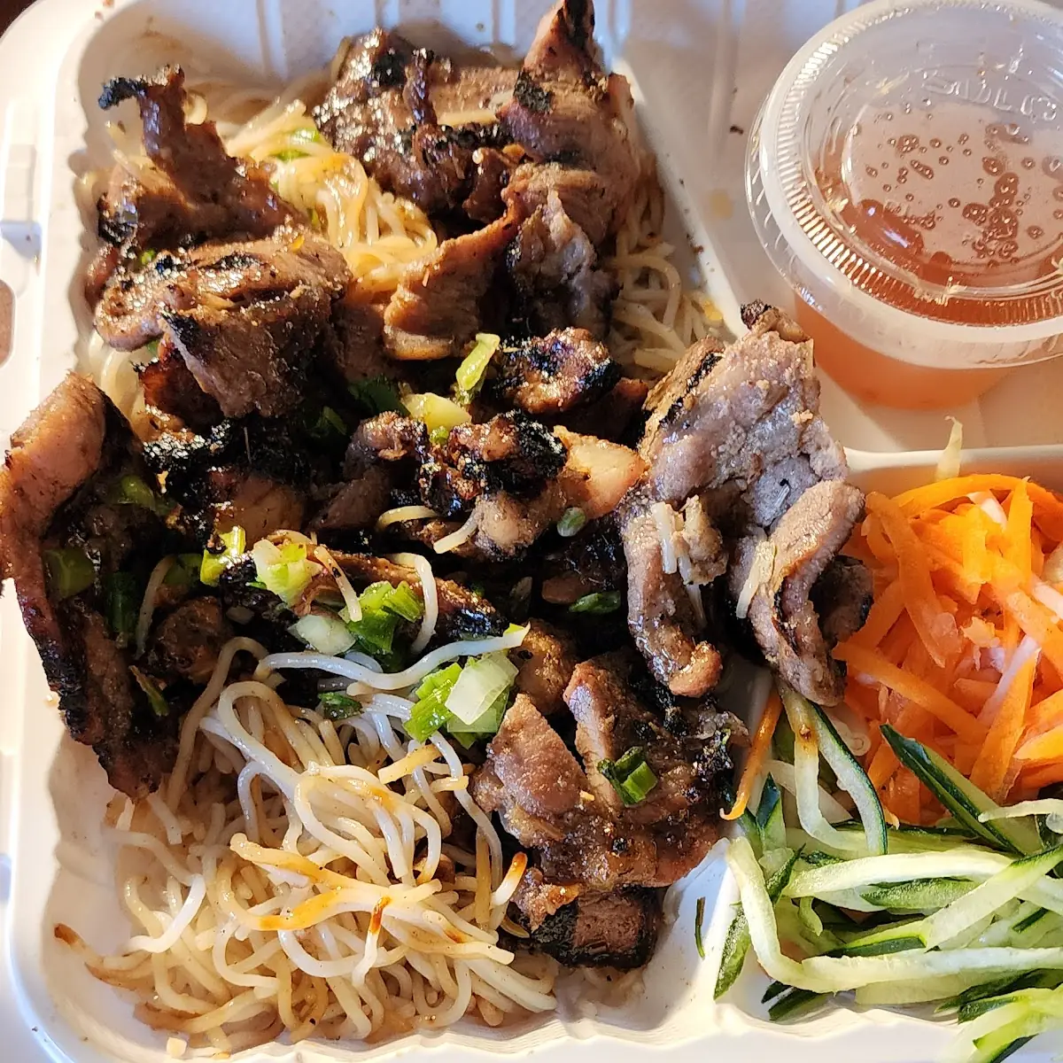 Grilled Pork Vermicelli Bún Thịt Heo Nướng