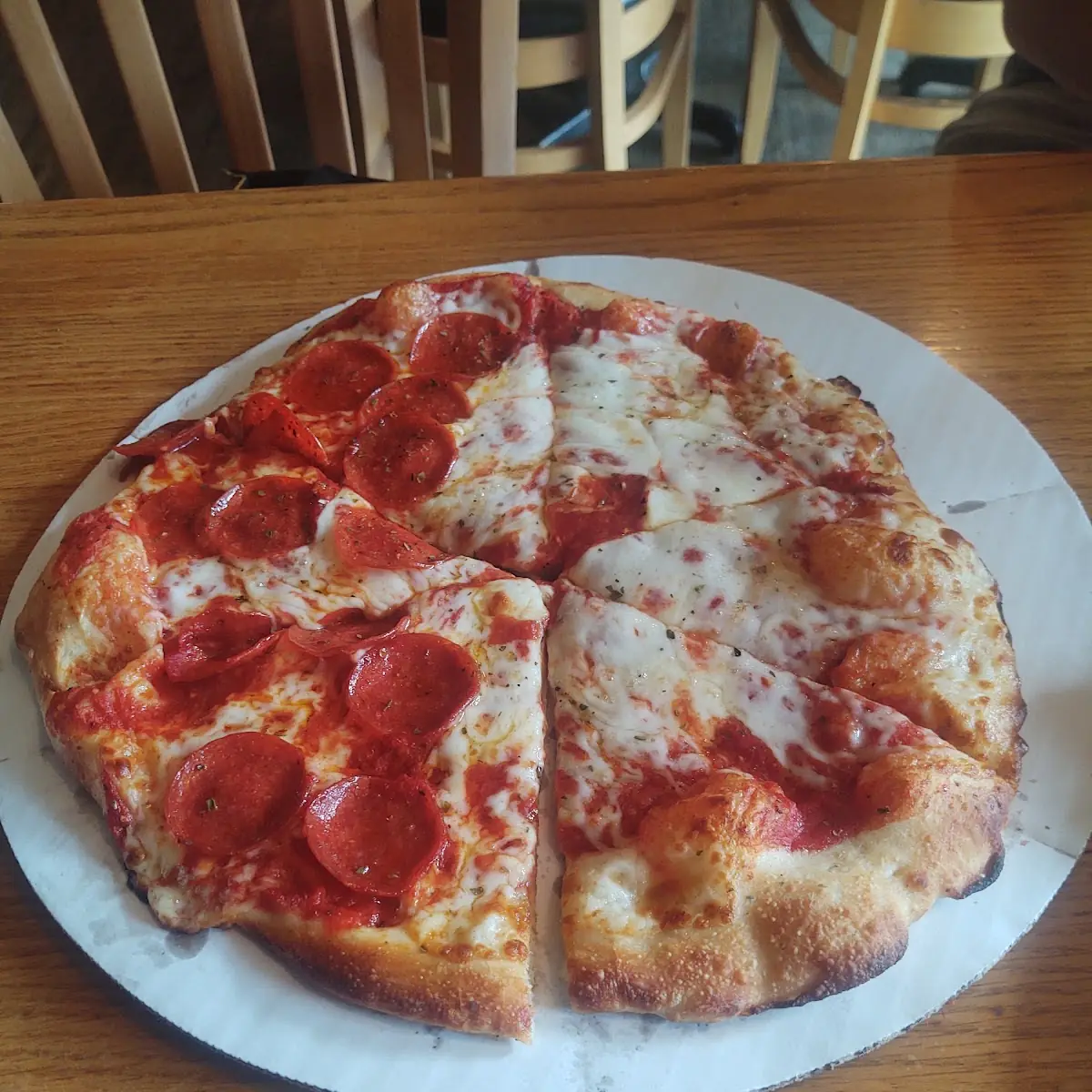 Medium Half Pepperoni Pizza