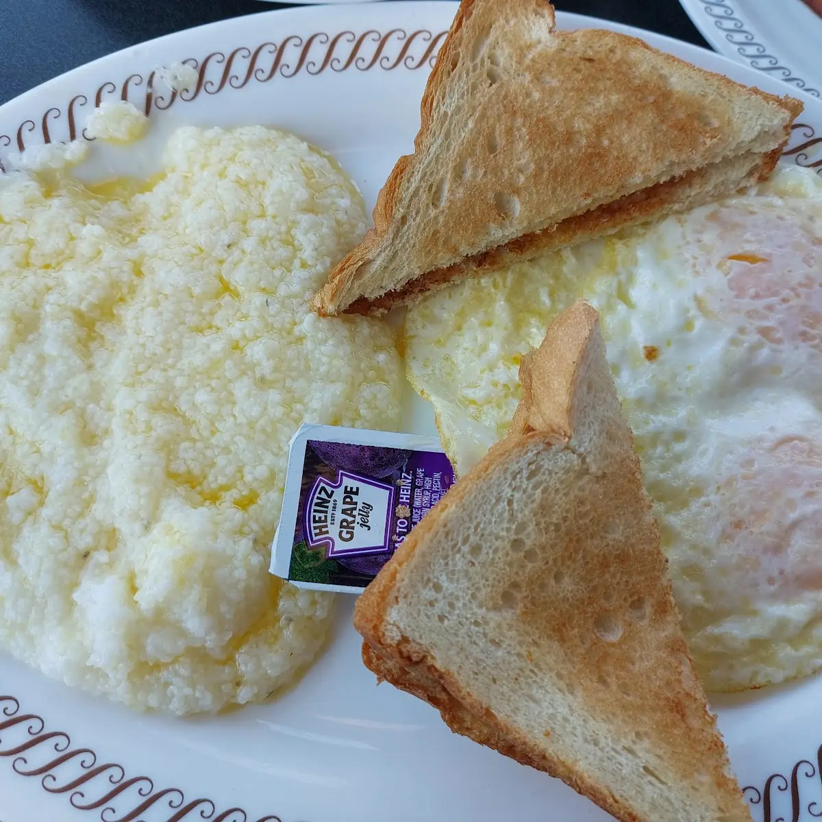 Grits Toast Eggs