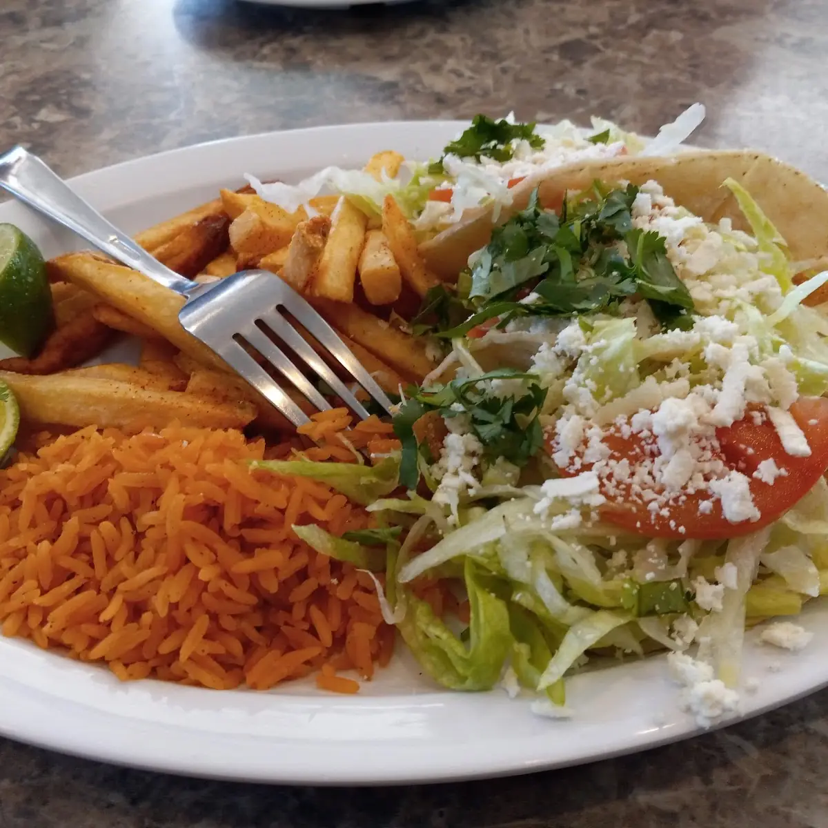 Fish Tacos Plate
