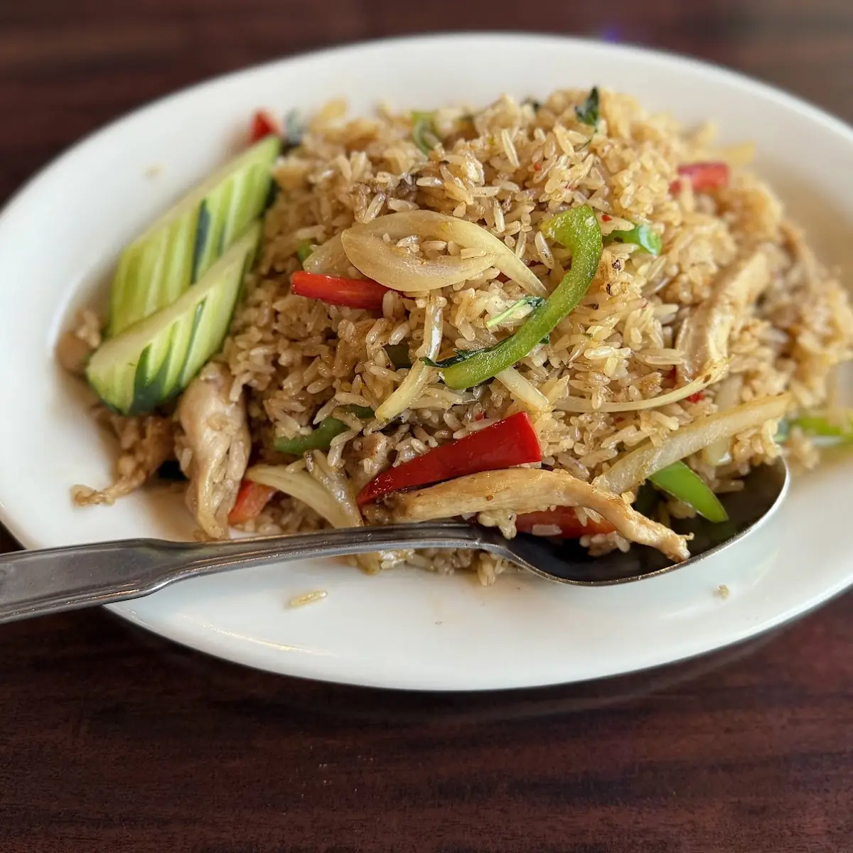 Spicy Mint Fried Rice Khao Pad Kra Pao