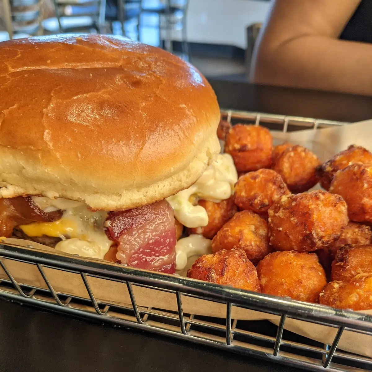 Mac and Cheese Burger