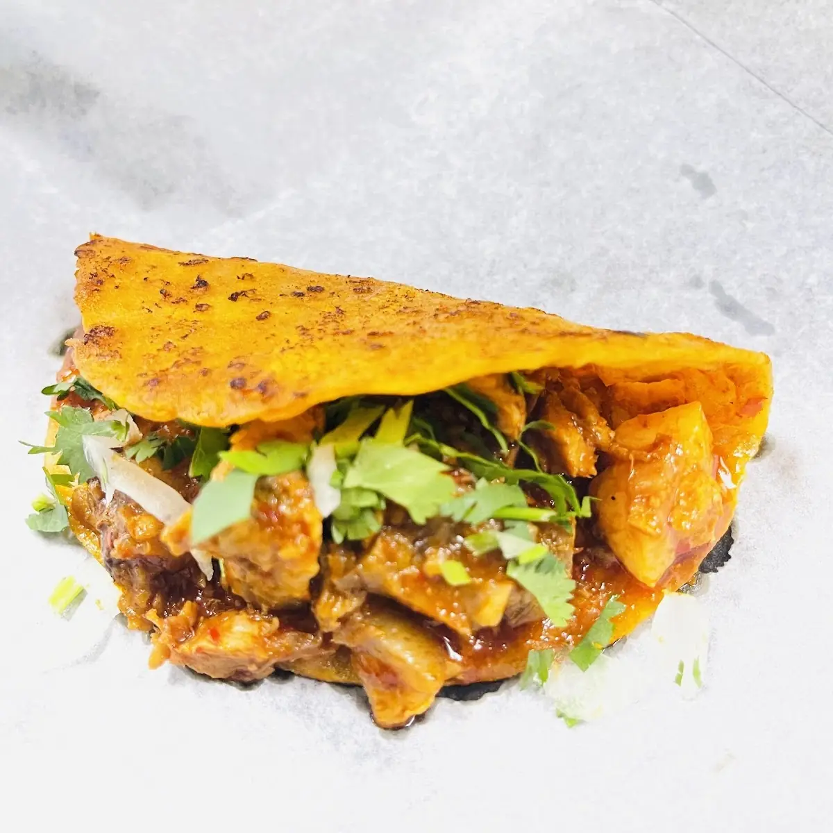 Taco De Chicharron Prensado