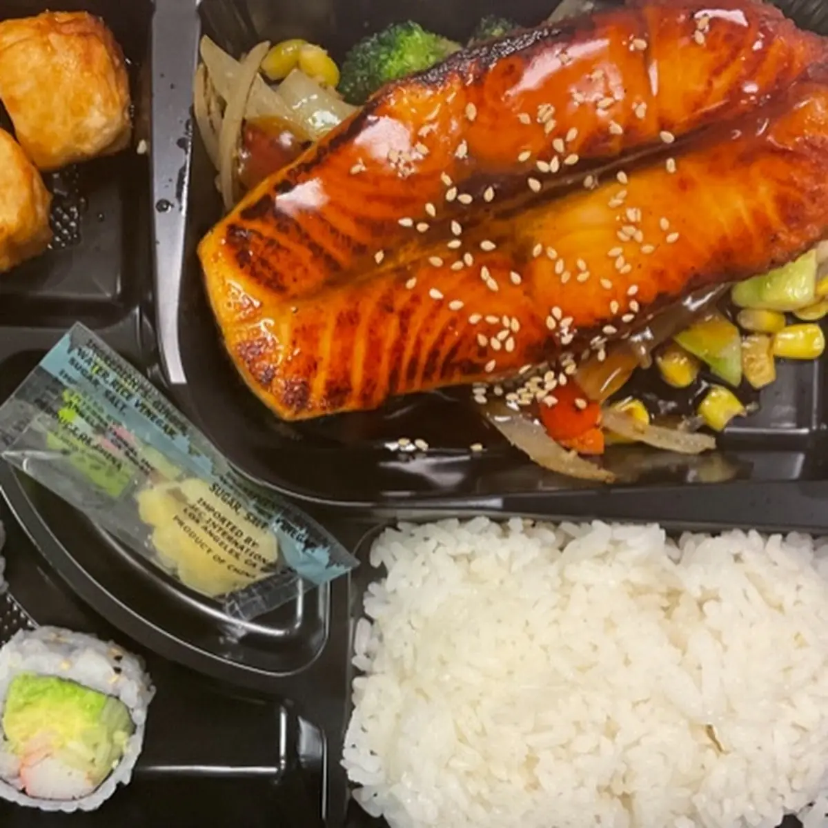 Salmon Teriyaki Bento Box
