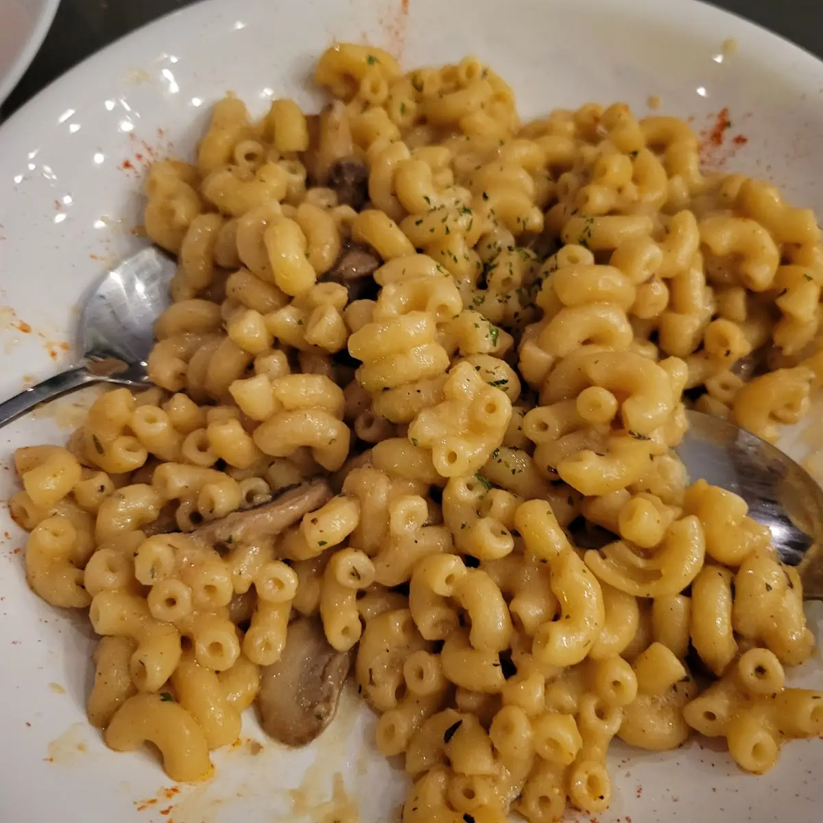 Mac and Cheese with Mushrooms