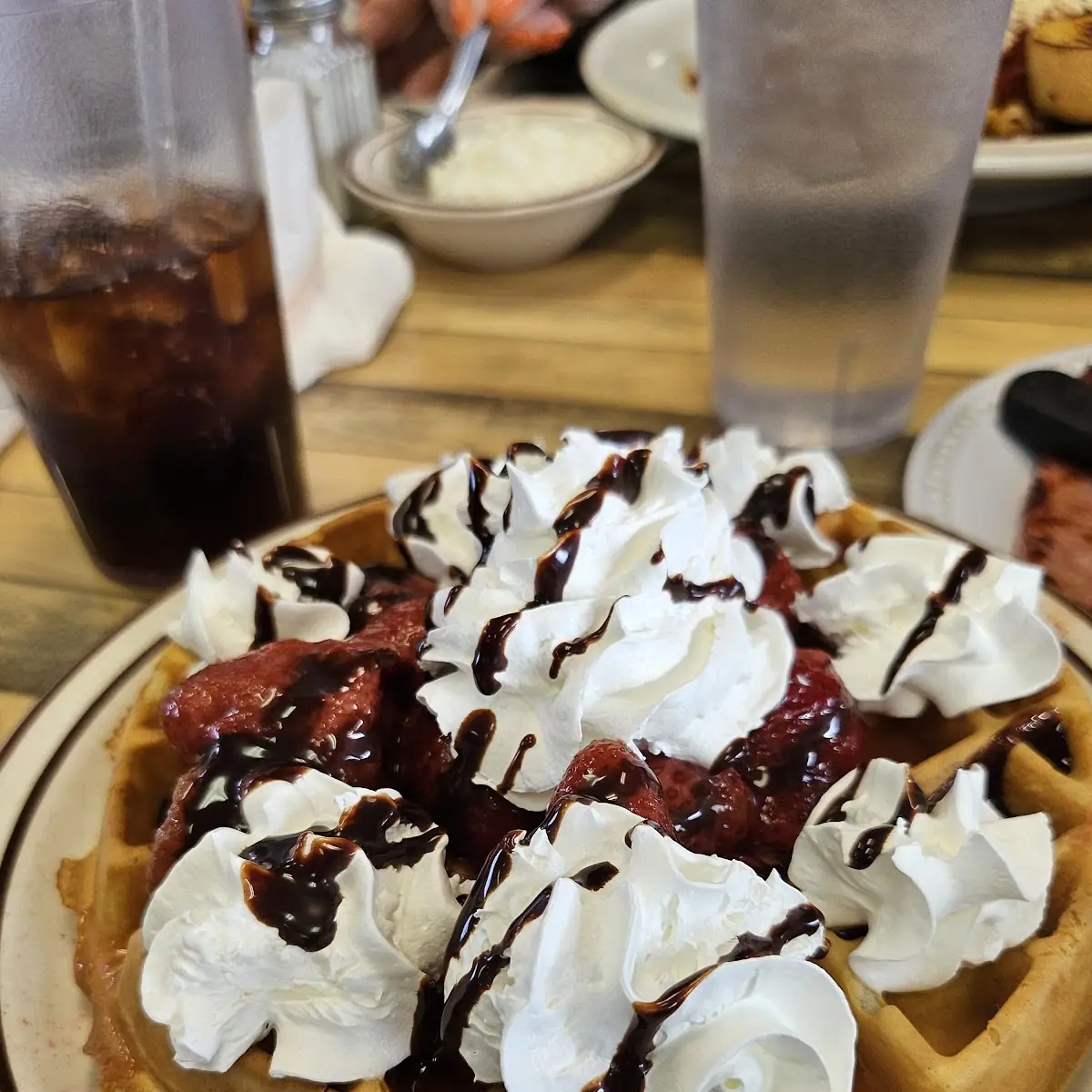 Banana Split Waffle
