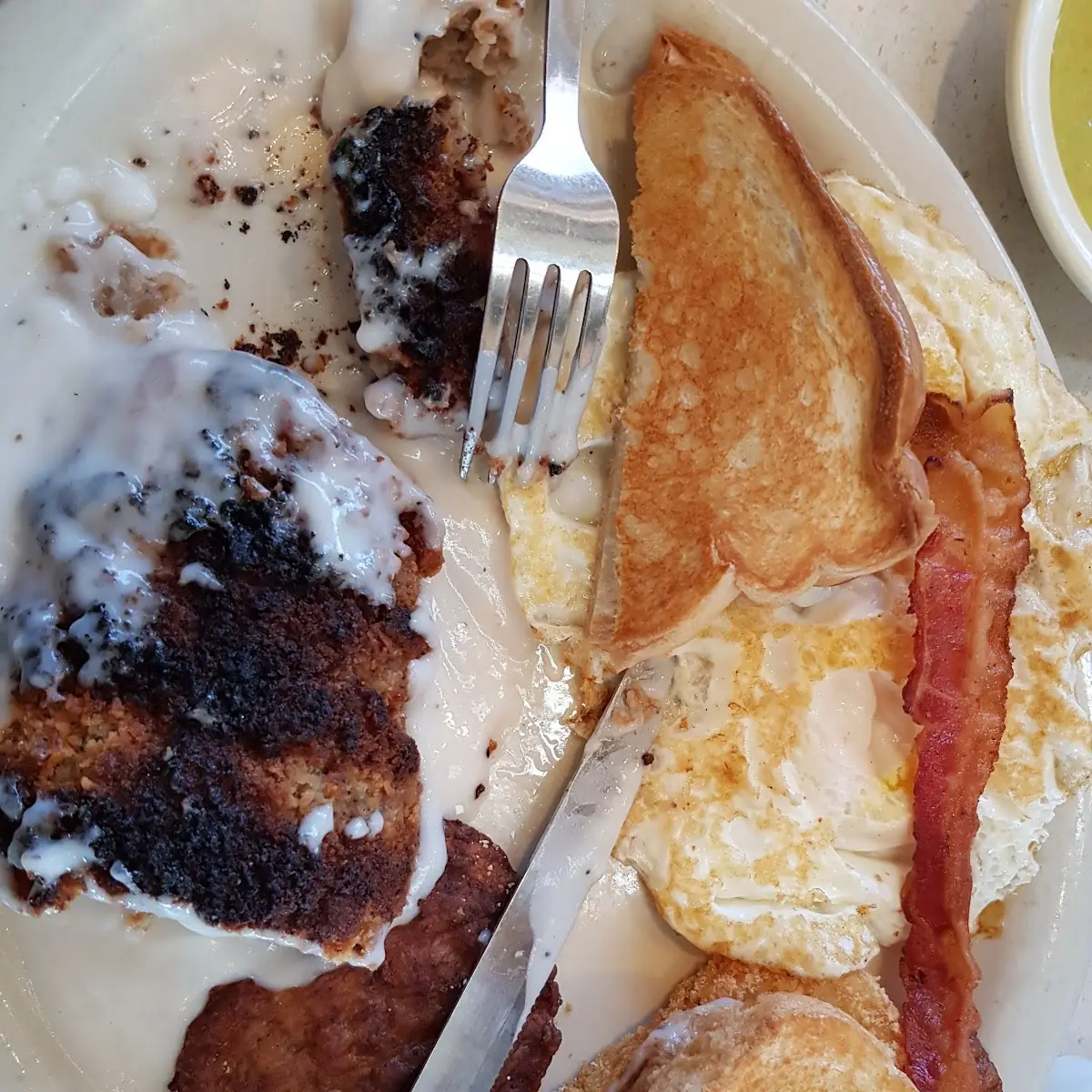 Chicken Fried Steak and Eggs