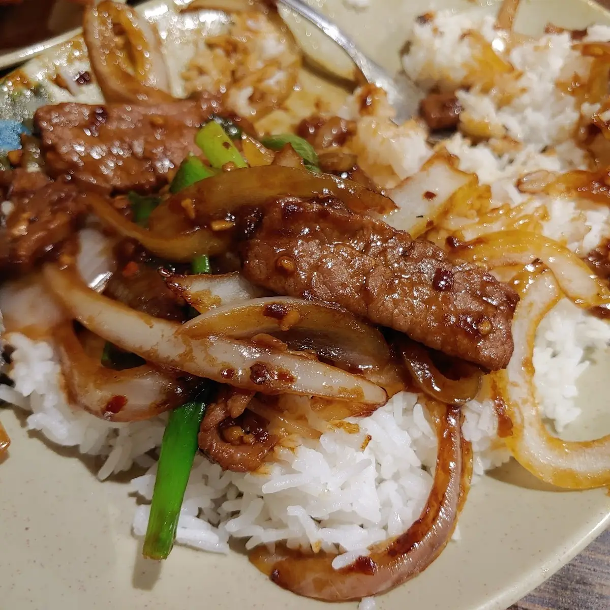 Satay Beef Stir-Fried Udon