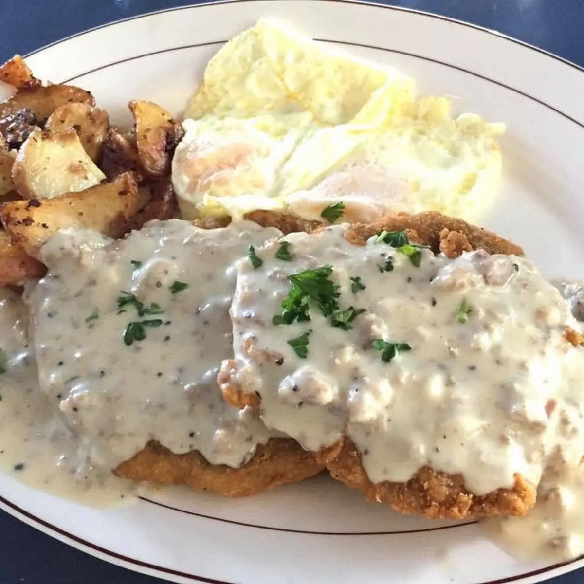 Fried Chicken Fettuccine