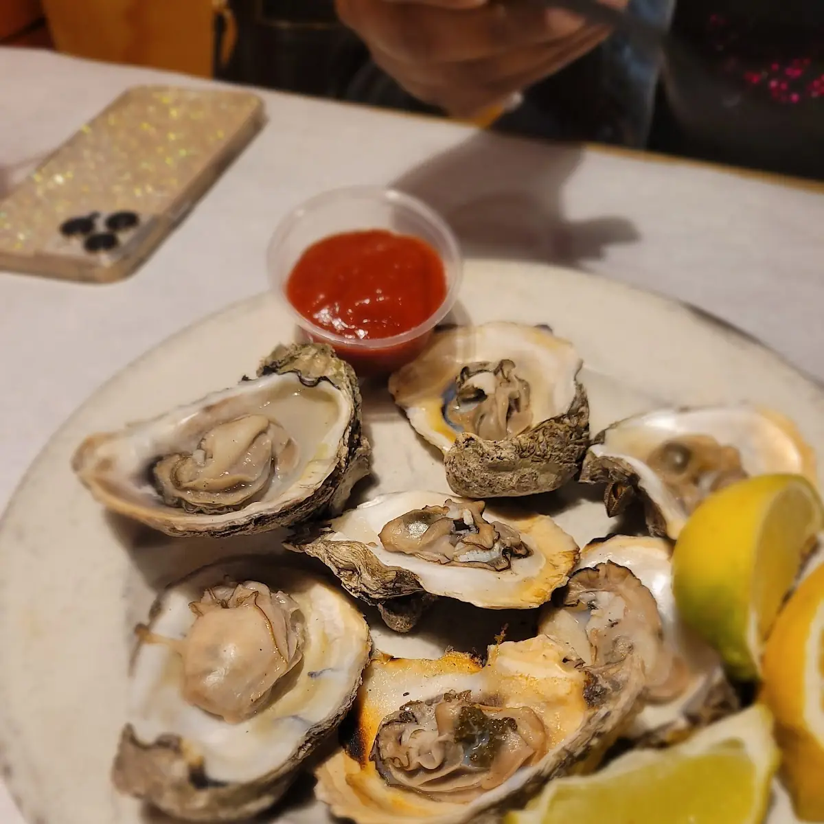 Dozen Steamed Oysters on the Half Shell