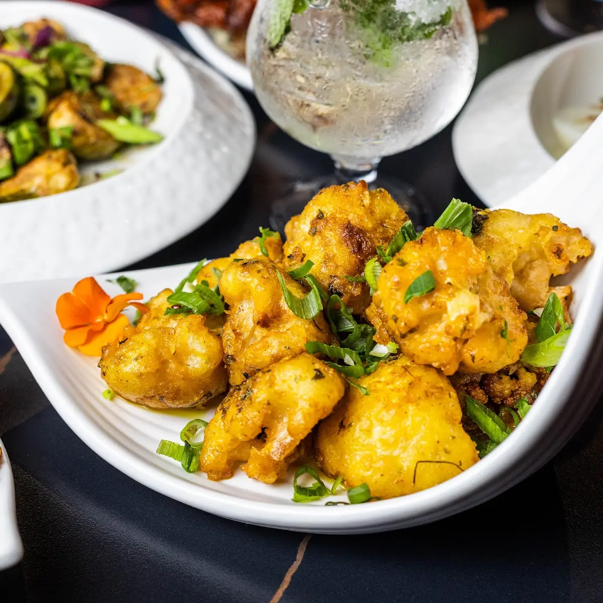Tandoori Shrimp with Mint Cream D S