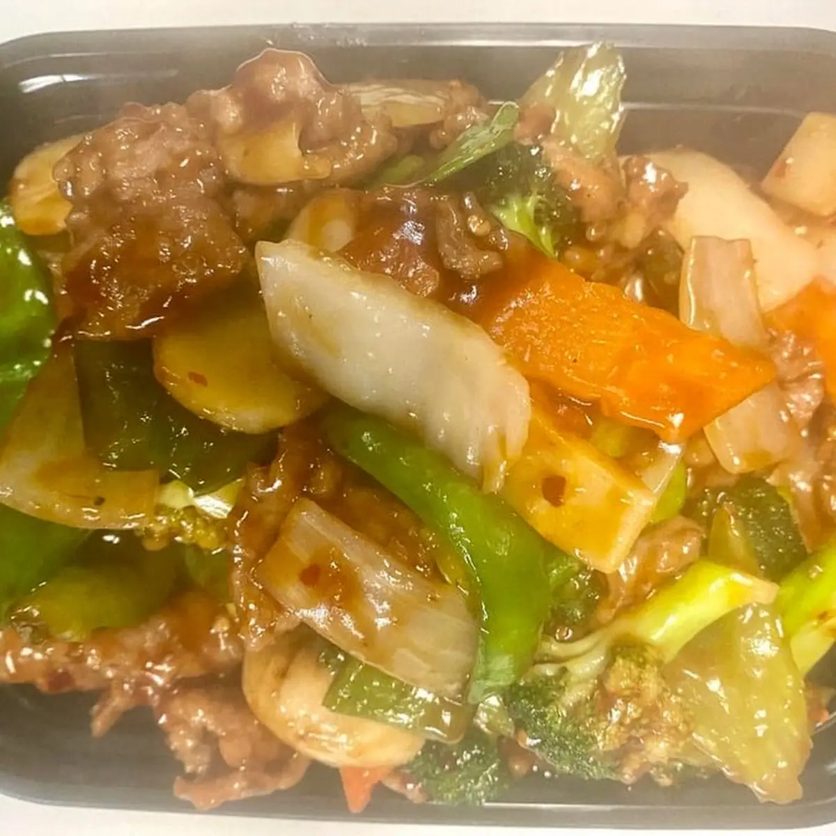 Triple Delight with Garlic Sauce