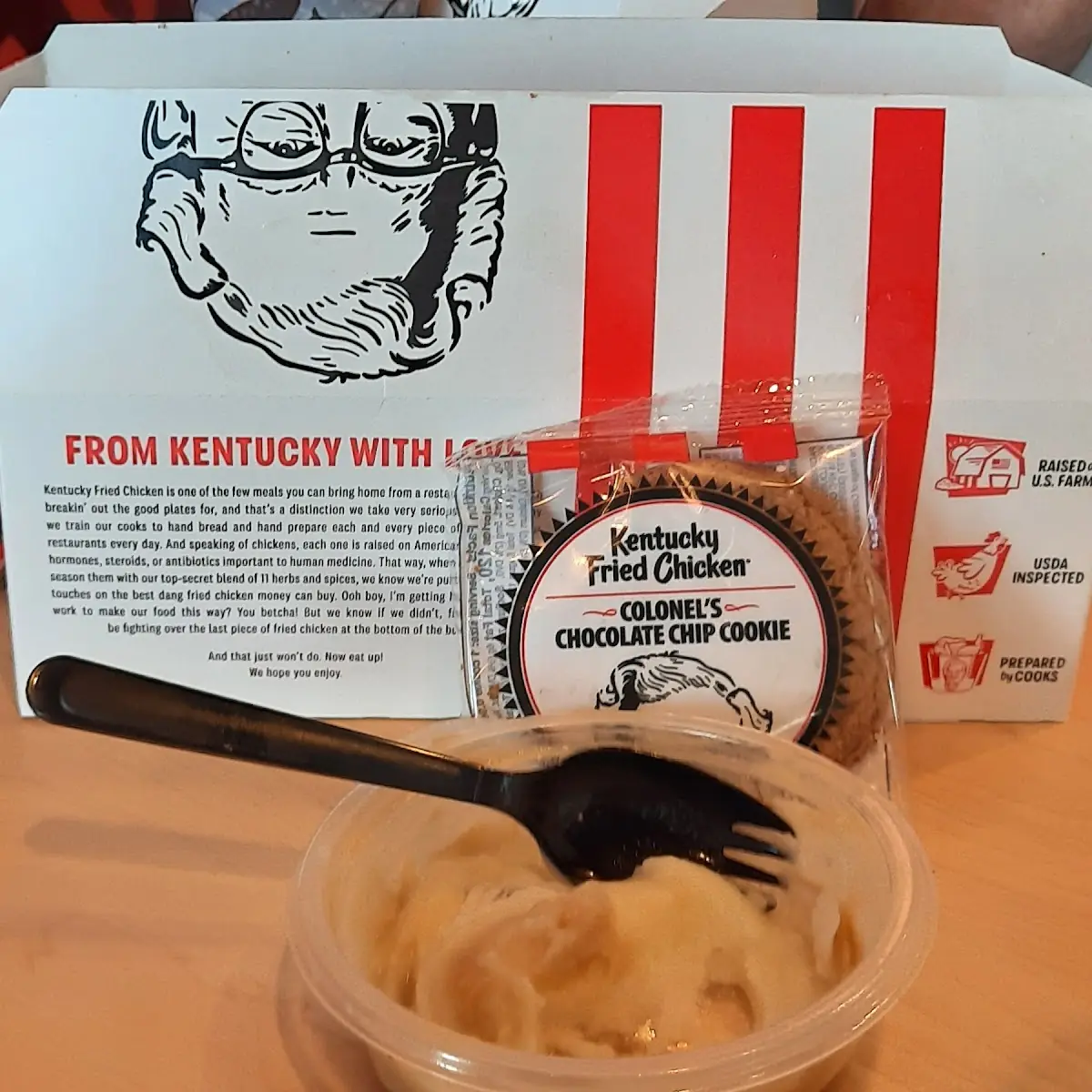 6 99 Filler Up Box Chicken Mashed Potatoes and Biscuits