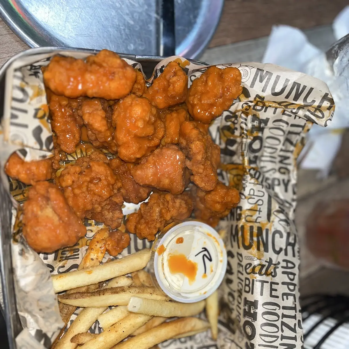 Hot Boneless Chicken Wings